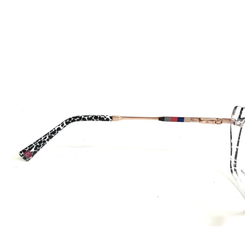 GX Gwen Stefani Eyeglasses Frames GX101 CRY Crystal Clear Rose Gold 53-14-130